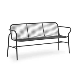 Banco de comedor Vig, Negro