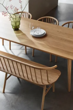 Banco de comedor VIOR, Roble lacado