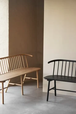 Banco de comedor VIOR, Roble lacado