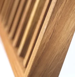 Banco de exterior M24 Lilleø, Teak-acero inoxidable