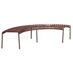 Banco de parque Palissade, Iron red