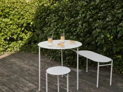 Banco Disc 33x80 cm, Soft Grey