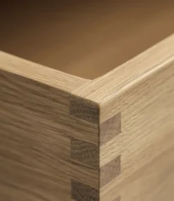 Banco F24 Radius, Oak nature lacquered 45x145 cm