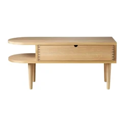 Banco F24 Radius, Oak nature lacquered 35x90 cm