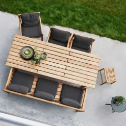 Banco Grace de 3 plazas, Teak