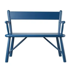 Banco infantil P11, Beech blue painted