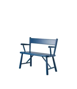 Banco infantil P11, Beech blue painted