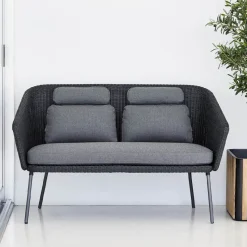 Banco Mega, Graphic, incl. cojines grises