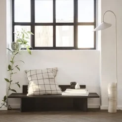 Banco Oblique, Natural oak