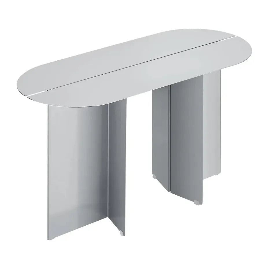 Banco ORU 80x45 cm, Acero inoxidable mate