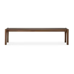 Banco PI 186x35 cm, Lackad teak brown
