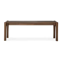 Banco PI 126x35 cm, Lackad teak brown