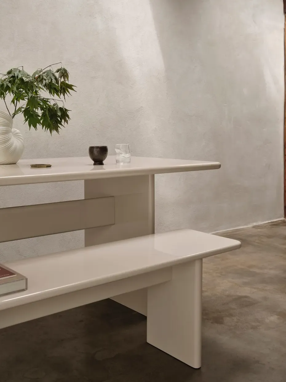 Banco Rink 200 cm, Eggshell