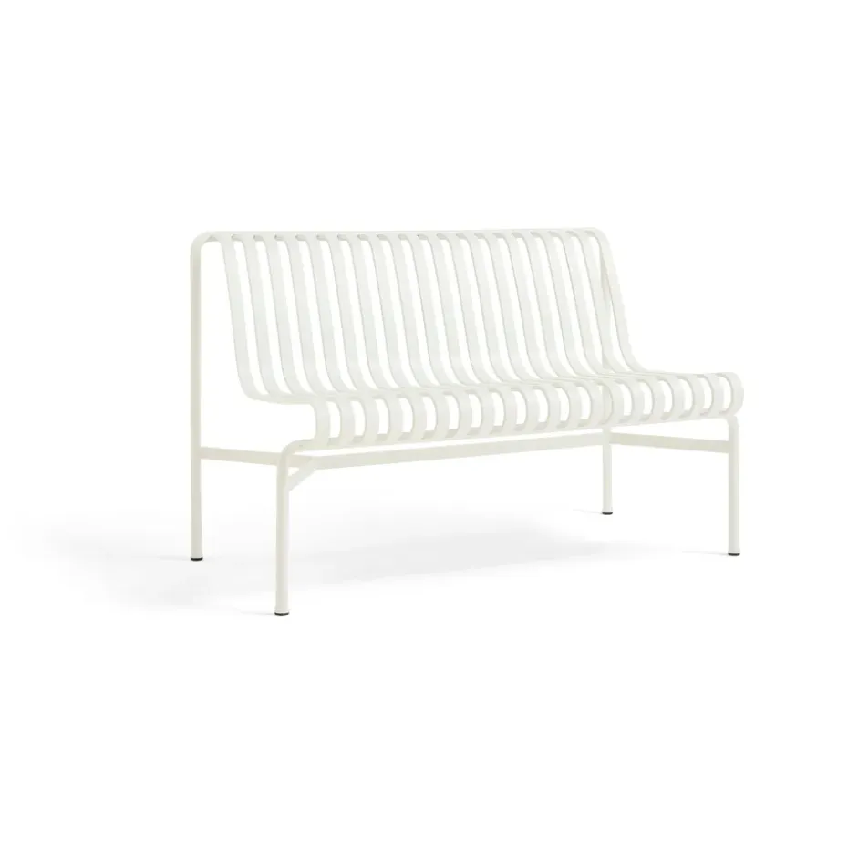Banco sin reposabrazos Palissade Dining, Cream white