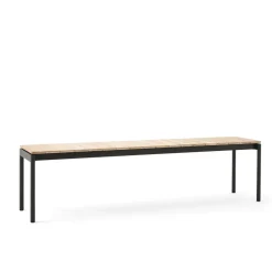 Banco Ville AV28 large 180x40 cm, Warm black