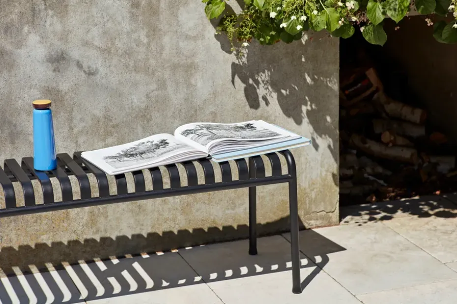 Banco 120x42 cm Palissade, Anthracite