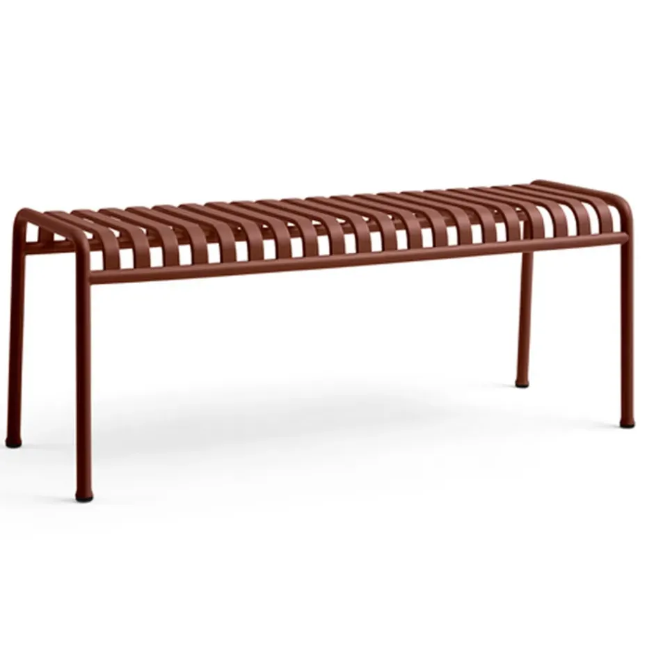 Banco 120x42 cm Palissade, Iron red