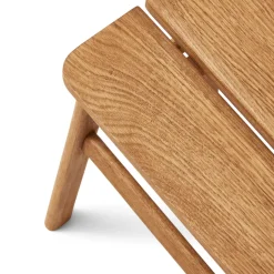 Banqueta Angle Standard 45 cm, Roble