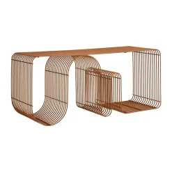 Banqueta Curva 100 cm, Amber