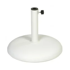 Base para sombrilla Fri Form, Hormigón blanco, Ø49 cm