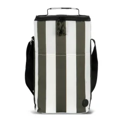 Bolsa refrigeración City alta 9 L, Verde-blanco