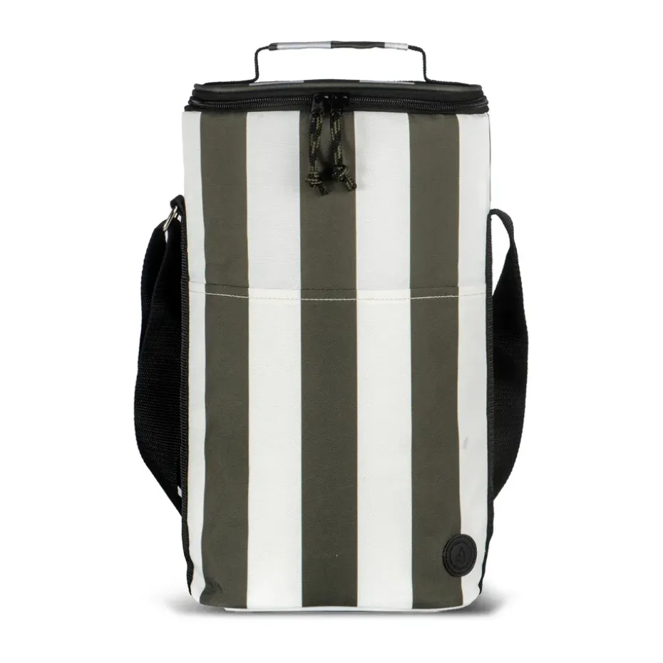 Bolsa refrigeración City alta 9 L, Verde-blanco