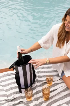 Bolsa refrigeración City alta 9 L, Verde-blanco