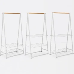 Burro para ropa Linn, grande, Blanco