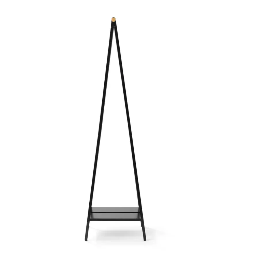 Burro para ropa Linn perchero compacto, Negro