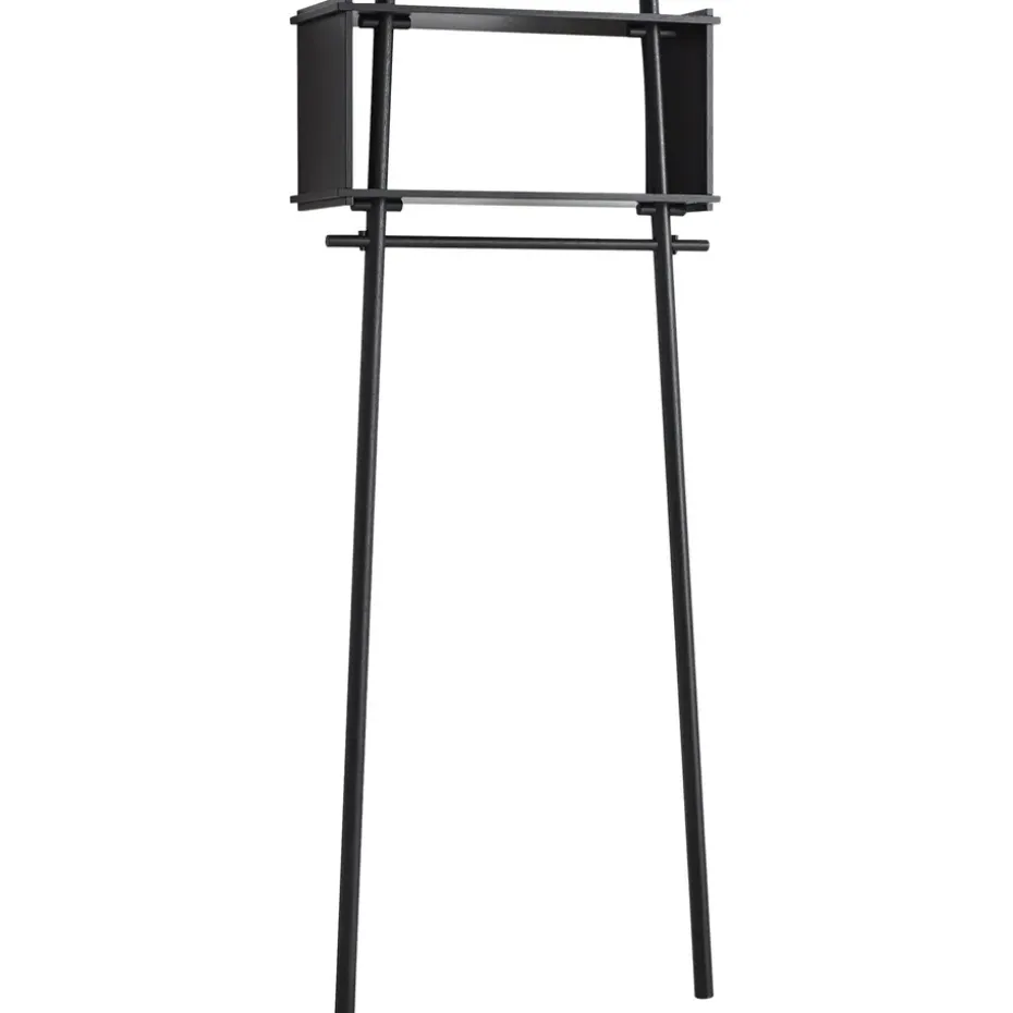 Burro para ropa Töjbox, Pequeño, roble lacado oscuro