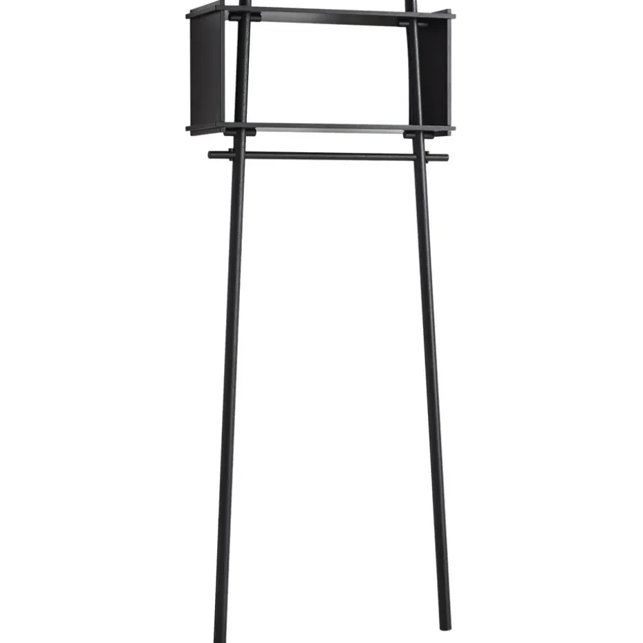 Burro para ropa Töjbox, Pequeño, roble lacado oscuro