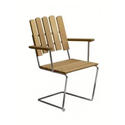 Butaca A2, Roble aceitado - estructura galvanizada en caliente