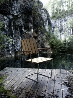 Butaca A2, Roble aceitado - estructura galvanizada en caliente