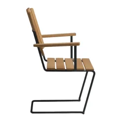 Butaca A2, Roble aceitado-negro