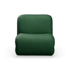 Butaca BAU, Divina melange-verde oscuro, recto