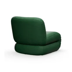 Butaca BAU, Divina melange-verde oscuro, recto