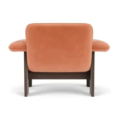 Butaca Brasilia low back, Dark oak-Avalon 012