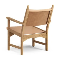 Butaca Caryngo, Roble aceitado-cuero natural