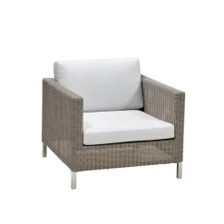 Butaca Connect weave, Taupe, dynset Cane-Line Natté white