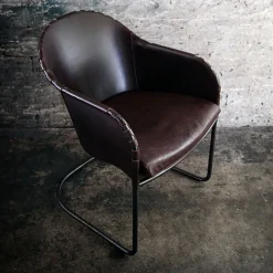 Butaca Ingo, Natural - cromo