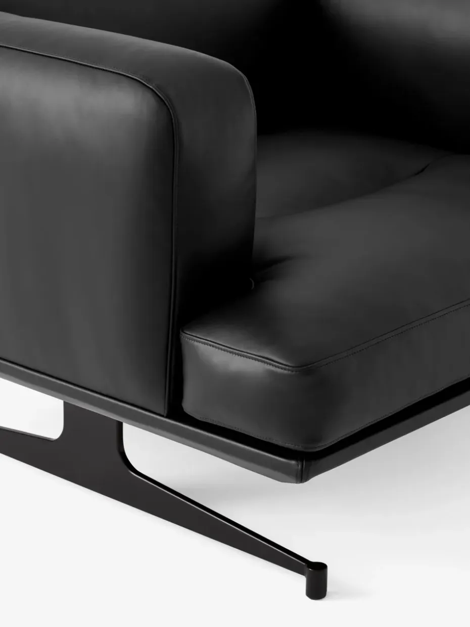 Butaca Inland AV21, Cuero negro Noble-warm black