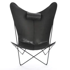 Butaca KS, base negra, negro