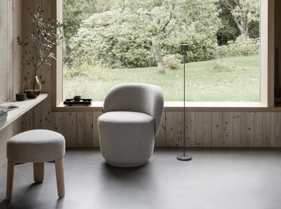 Butaca Kuon con función giratoria, Socia desert