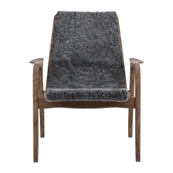 Butaca Laminett roble/piel de oveja Special Edition, Rubio Monocoat Chocolate-Charcoal