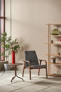 Butaca Laminett roble/piel de oveja Special Edition, Rubio Monocoat Chocolate-Charcoal