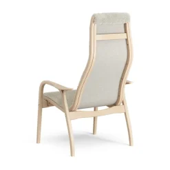 Butaca Lamino haya lacada/piel de oveja, Moonlight (beige)