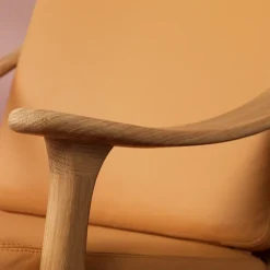 Butaca Lean Back Soavé roble aceitado blanco, Nature