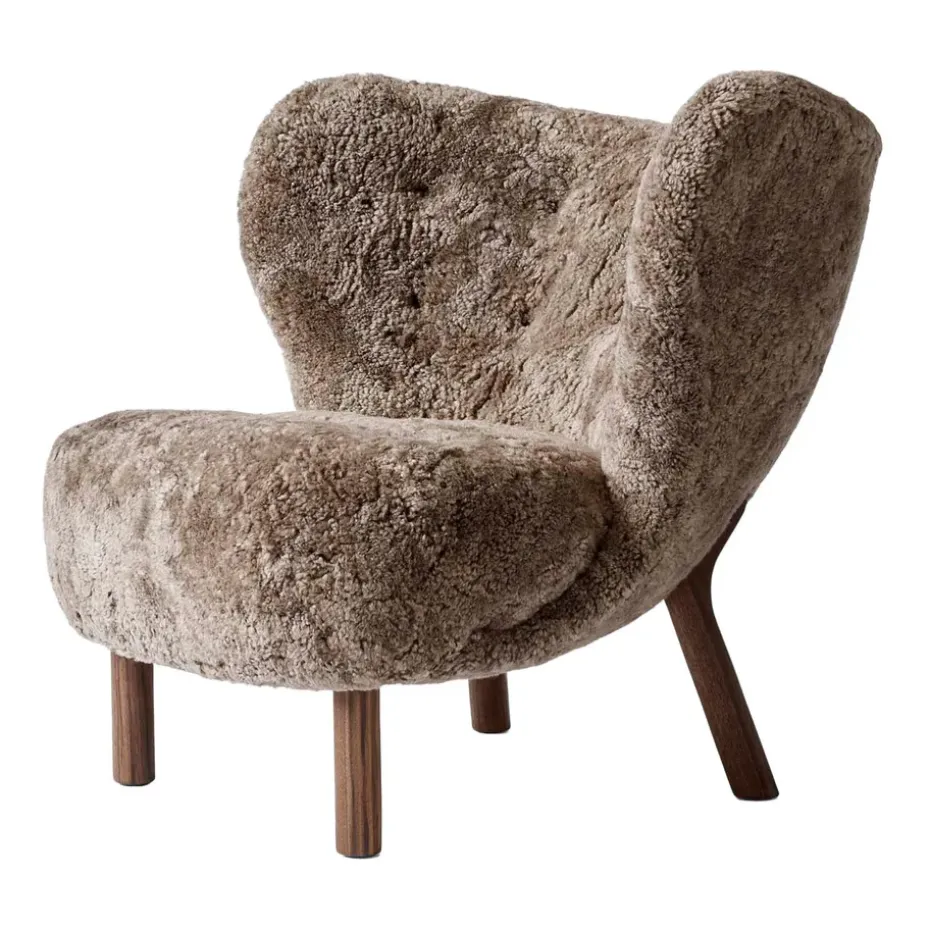 Butaca Little Petra VB1, Nogal tratado con aceite-Sahara