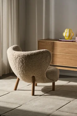 Butaca Little Petra VB1, Roble tratado con aceite blanco-Moonlight