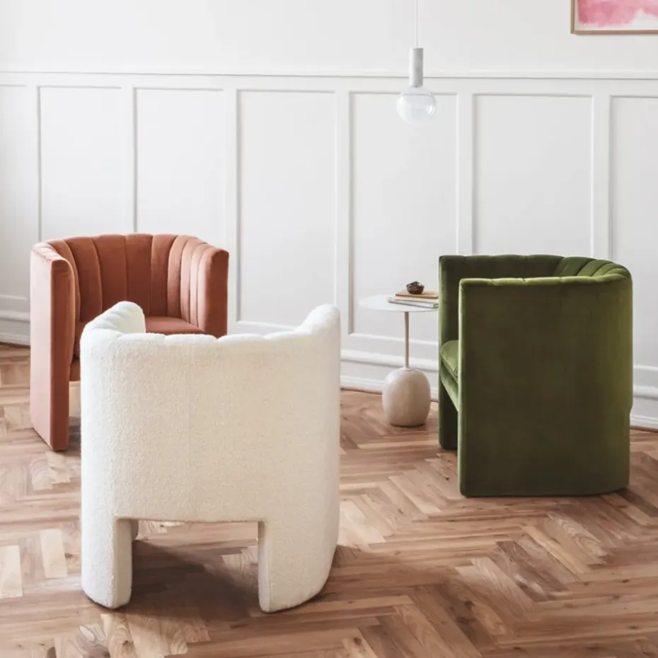 Butaca Loafer SC23, Tela Ritz clay